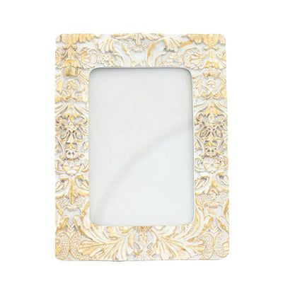 Picture Frame - White & Gold