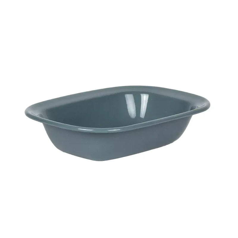 Pie Dish - Enamel Grey 20cm - Enamel