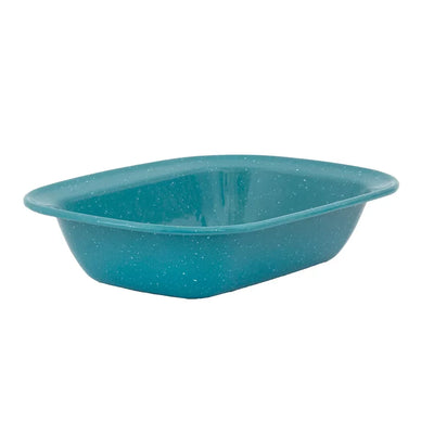 Pie Dish - Enamel Teal Speckled 24cm - Enamel