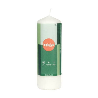 Pillar Candle - Cloudy White 75H - Candle