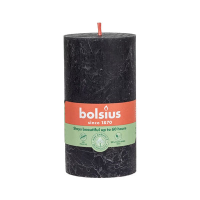 Pillar Candle - Rustic Storm Grey 60H - Candle
