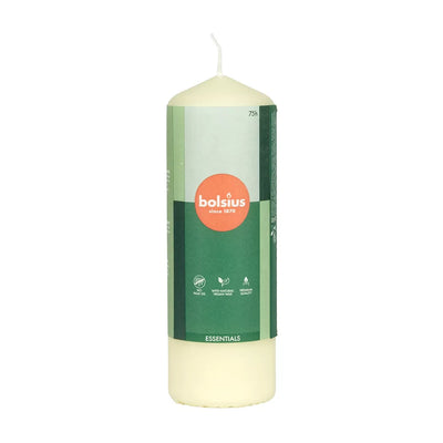 Pillar Candle - Soft Pearl 75H - Candle