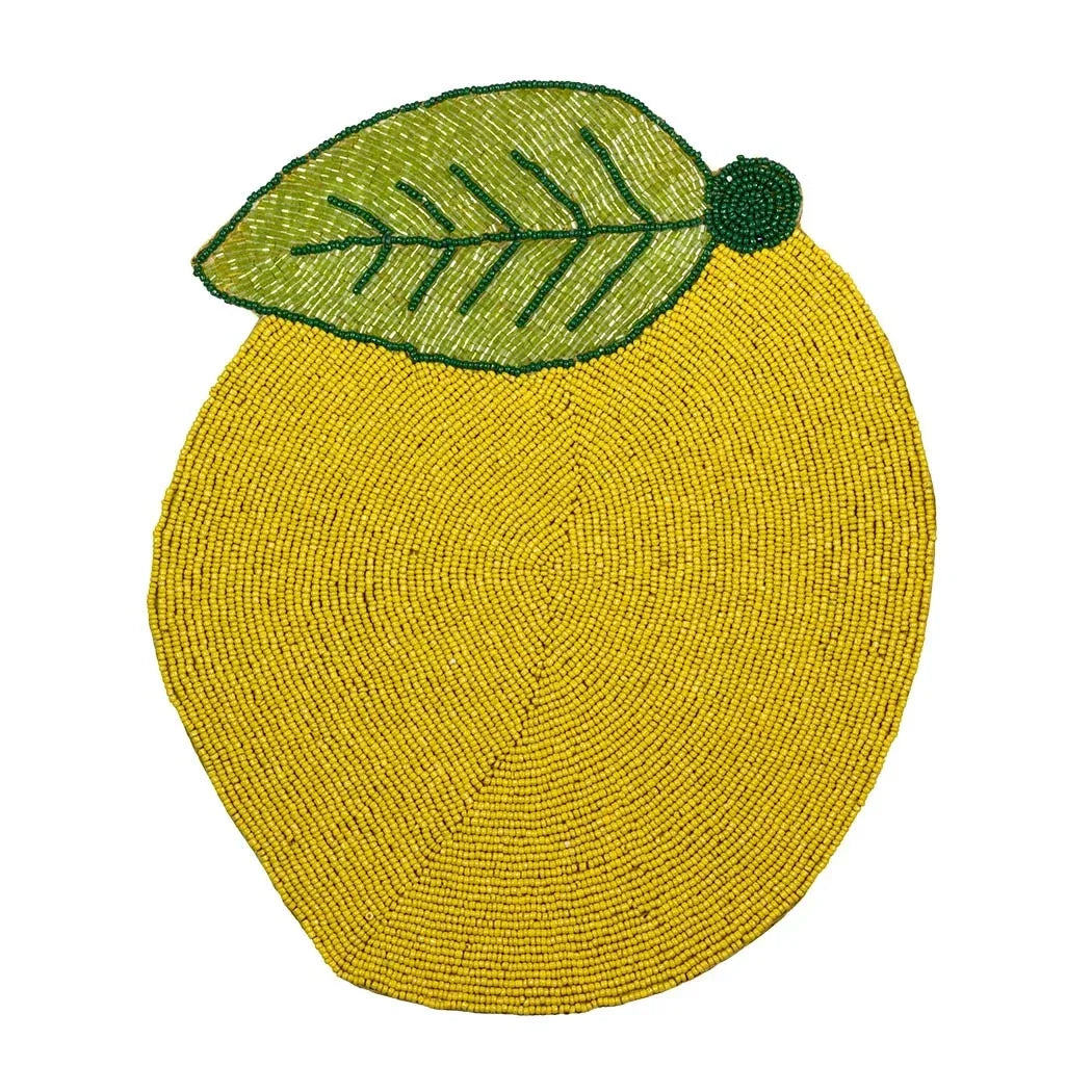 Placemat - Lemon Beadwork - Beadwork