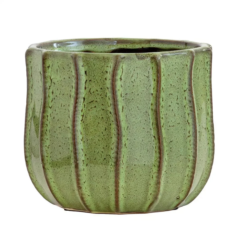 Planter - Ceramic Green Cacti 15cm - Ceramic