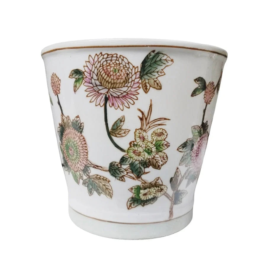 Planter - Floral 16cm - Ceramic