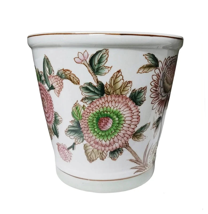 Planter - Floral 22cm - Ceramic