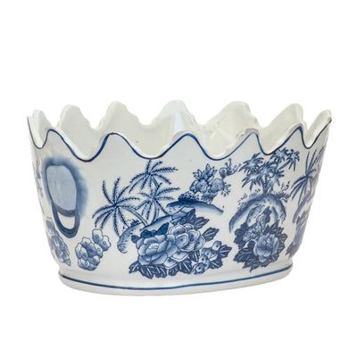 Planter - Oval Paradise Crown - Ceramic