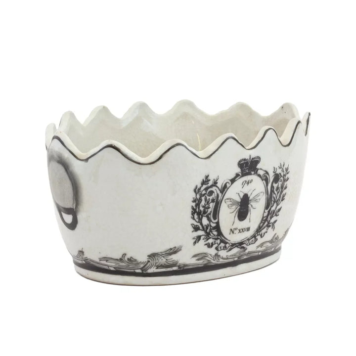 Planter - Oval Vintage Bee - Ceramic