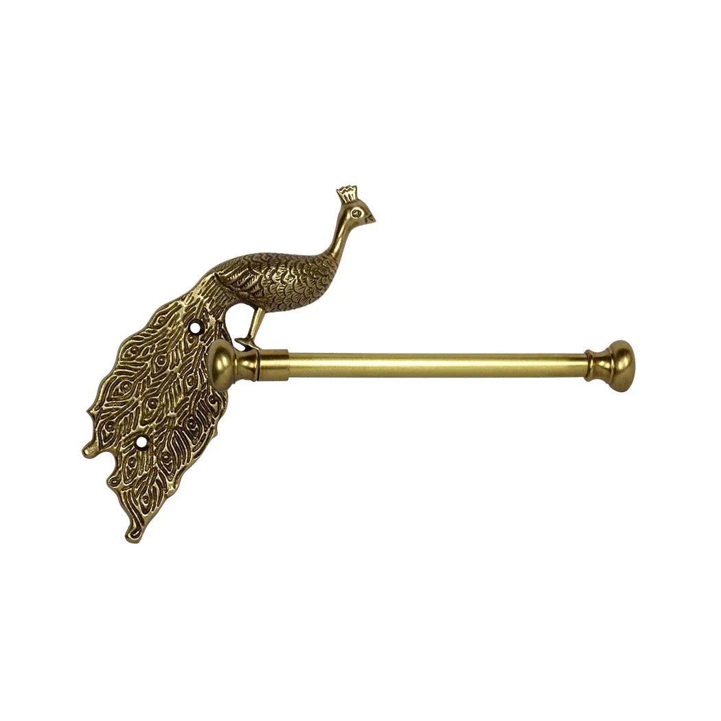 Roll Holder - Peacock Brass - Pewter