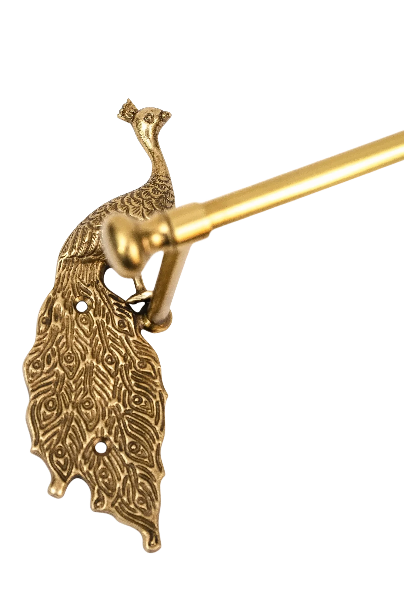 Roll Holder - Peacock Brass - Pewter