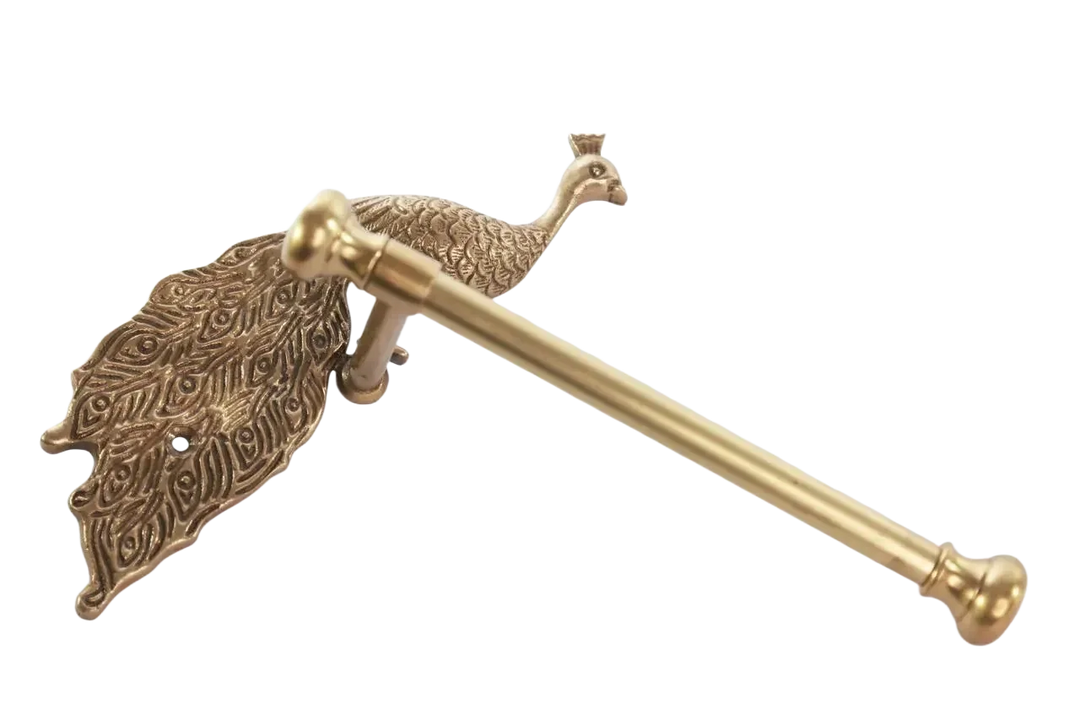 Roll Holder - Peacock Brass - Pewter