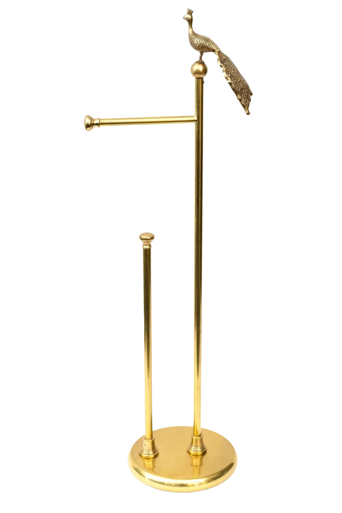 Roll Organiser &amp; Holder - Peacock Brass - Pewter