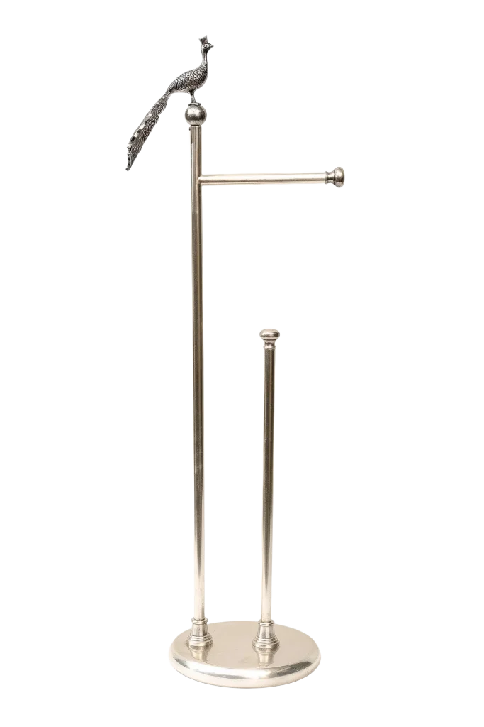 Roll Organiser & Holder - Peacock Silver - Pewter