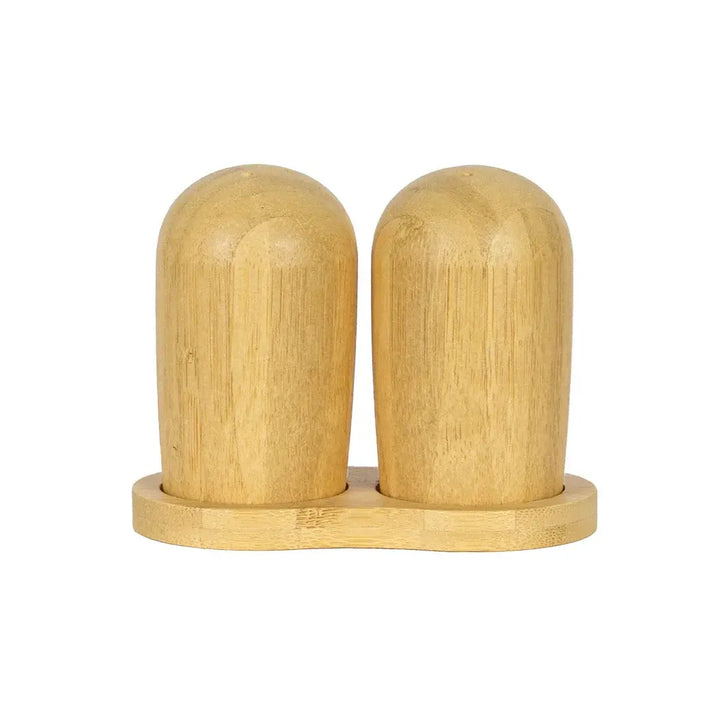 Salt &amp; Pepper Set - Bamboo - Ceramic