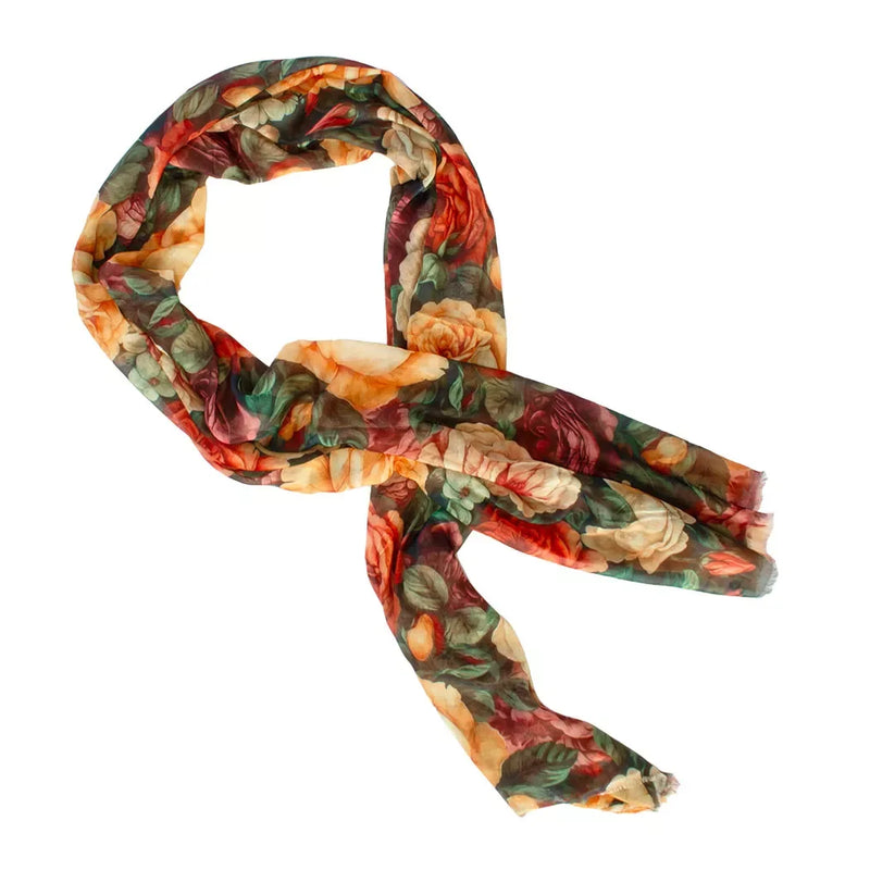 Scarf - Autumn Roses - Scarf