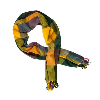 Scarf - Check Warm Colours - Scarf