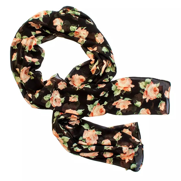 Scarf - Ebony Roses - Scarf