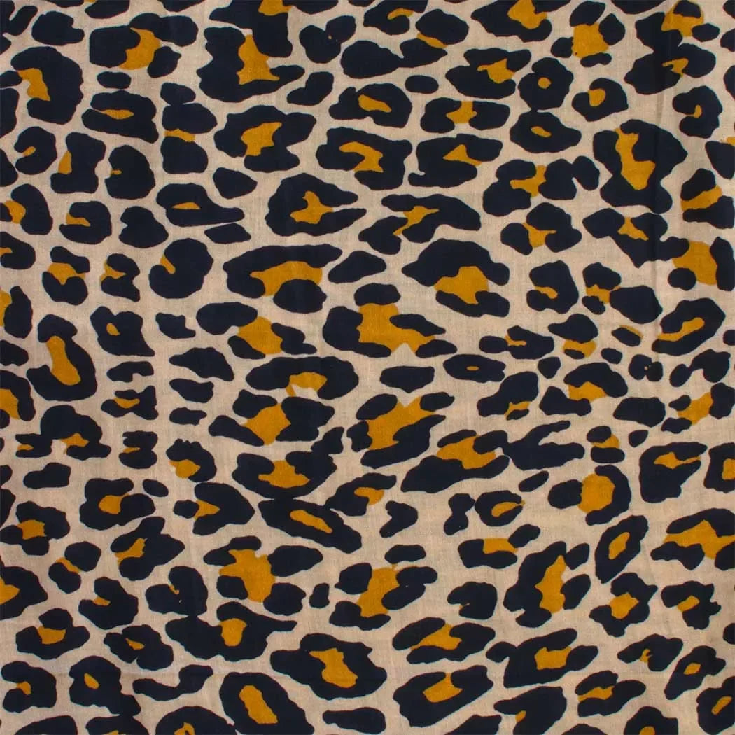 Scarf - Leopard Black Edges - Scarf