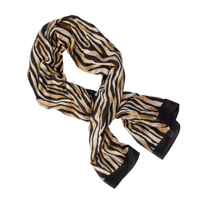 Scarf - Striped Black Edges - Scarf