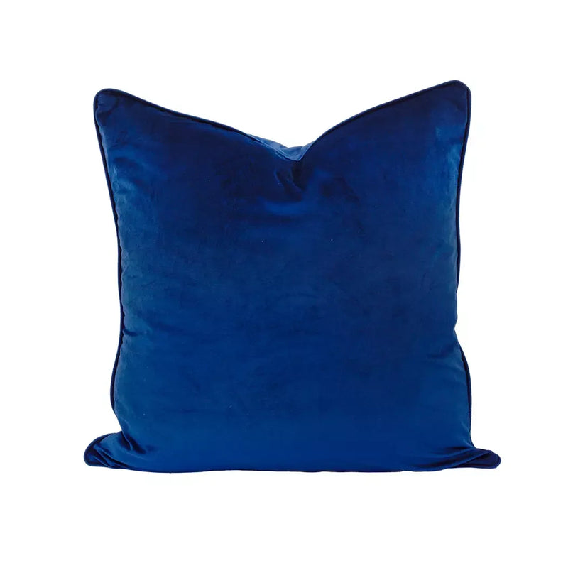 Scatter Cushion Cover - Velvet Blue 60x60 - Cushion