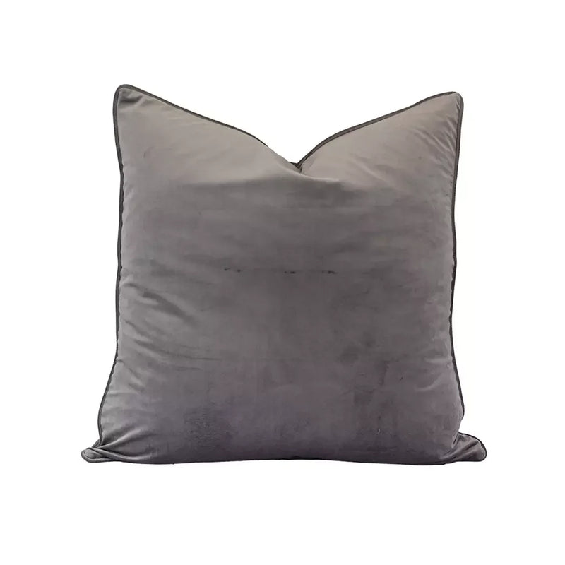 Scatter Cushion Cover - Velvet Grey 60x60 - Cushion