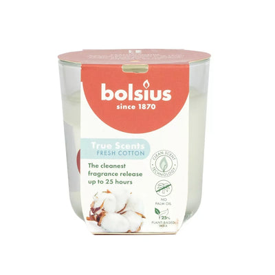 Scented Candle Jar - Fresh Cotton Bolsius - Candle
