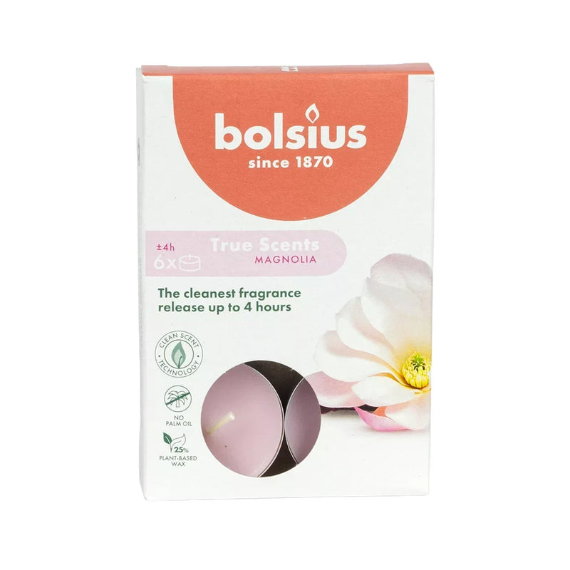 Scented Tealight Set - Magnolia Bolsius - Candle