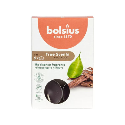 Scented Tealight Set - Oud Wood Bolsius - Candle