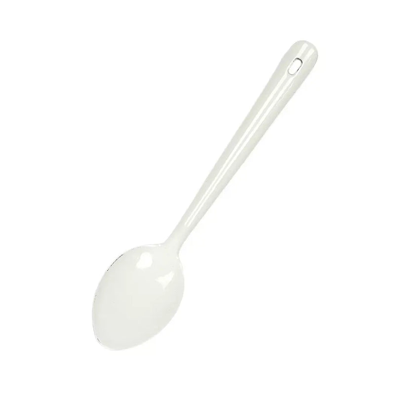 Spoon - Enamel White 30cm - Enamel