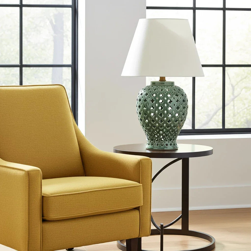 Table Lamp - Cut Out Green - Lamp
