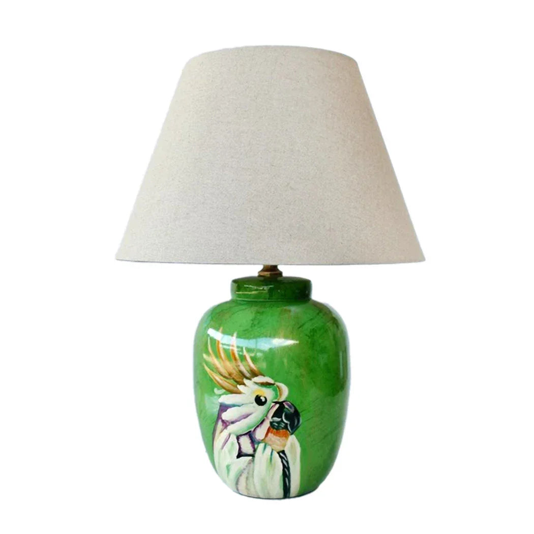 Table Lamp - Green Parrot 62cm - Lamp