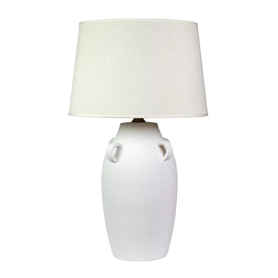 Table Lamp - Handled Urn White - Lamp