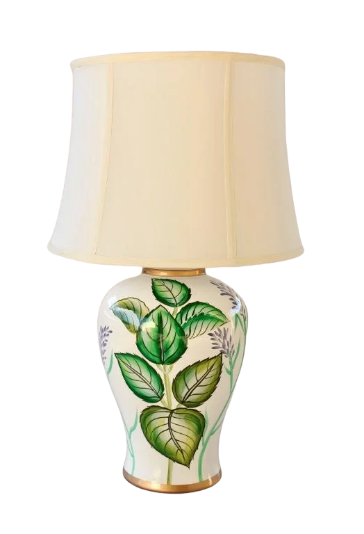 Table Lamp - Leaves & Lavender - Lamp