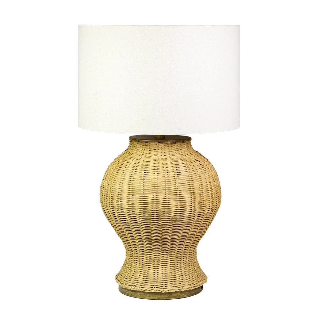 Table Lamp - Natural Woven Cane 67cm