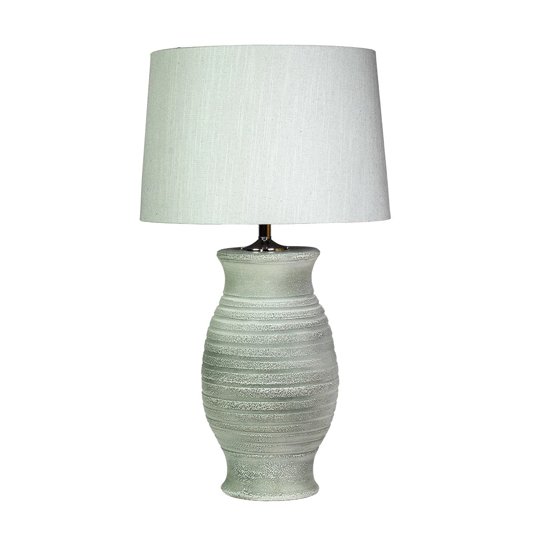 Table Lamp - Vintaged Seastone Green