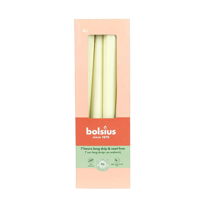 Taper Candle Set - Pearl Bolsius 7H - Candle