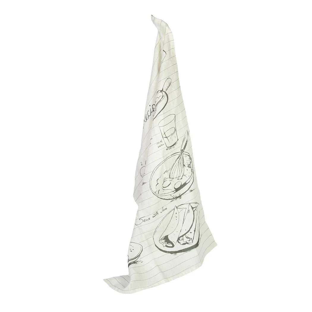 Tea Towel - French Crepes Linen - Linen
