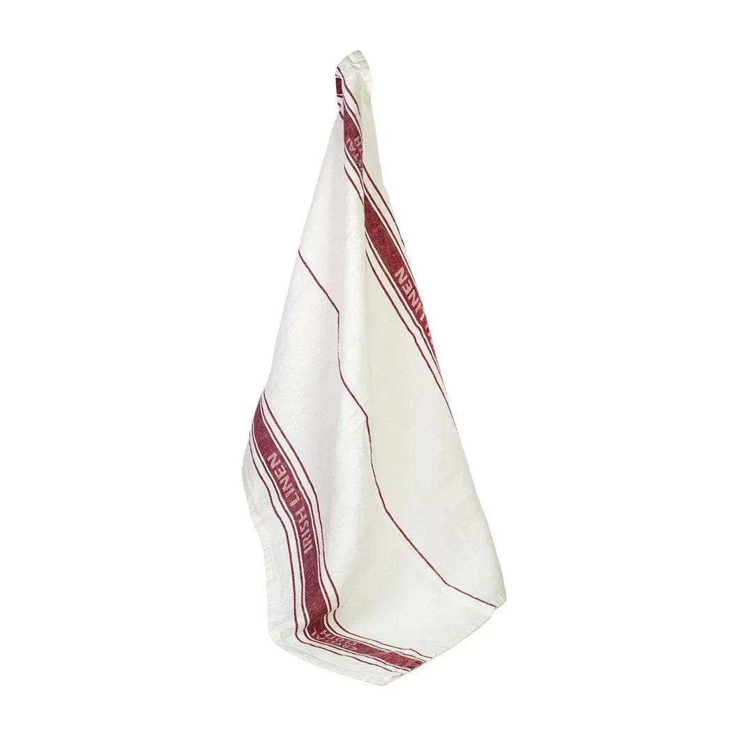 Tea Towel - French Red Linen - Linen