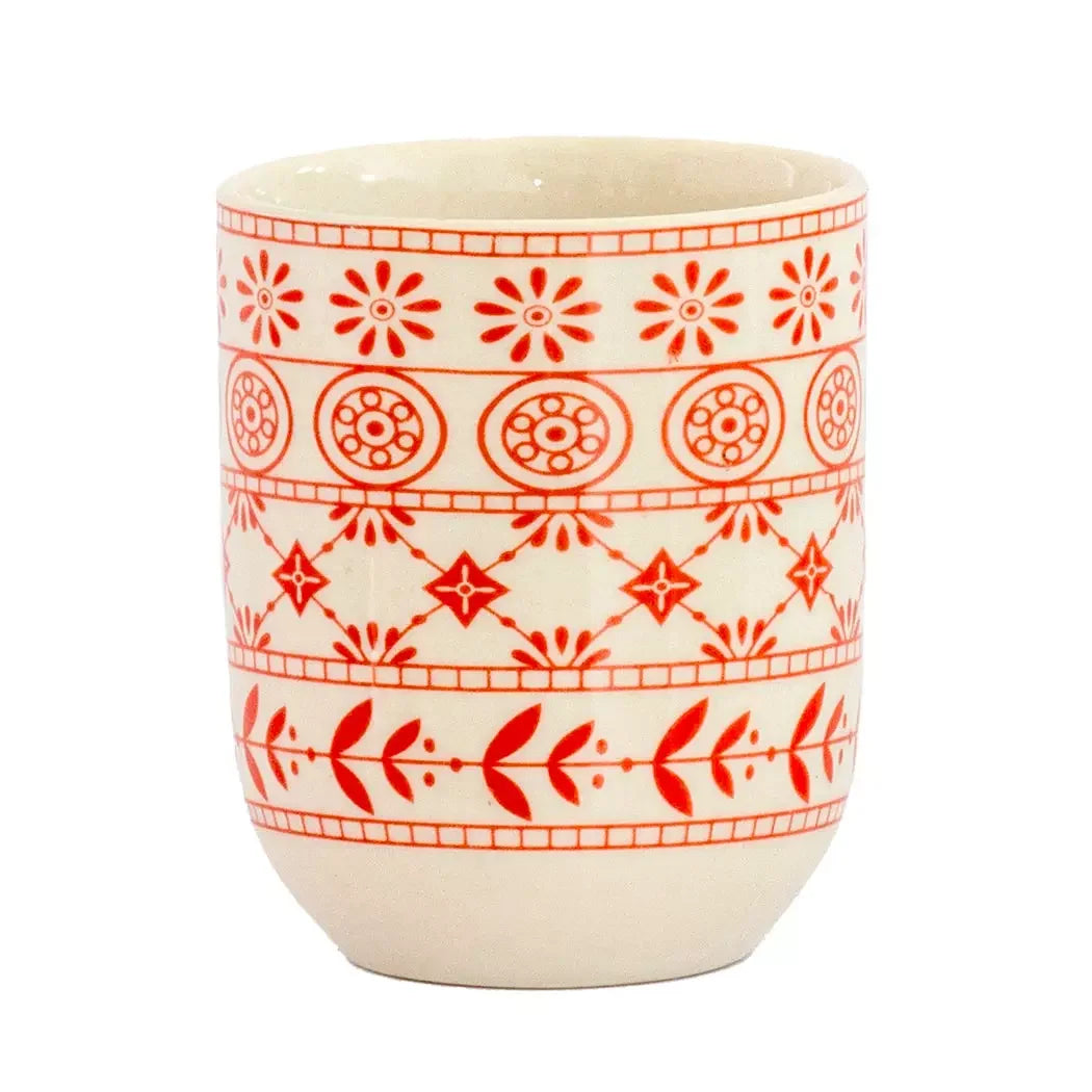 Teacup - Red Patterned - Kitchen