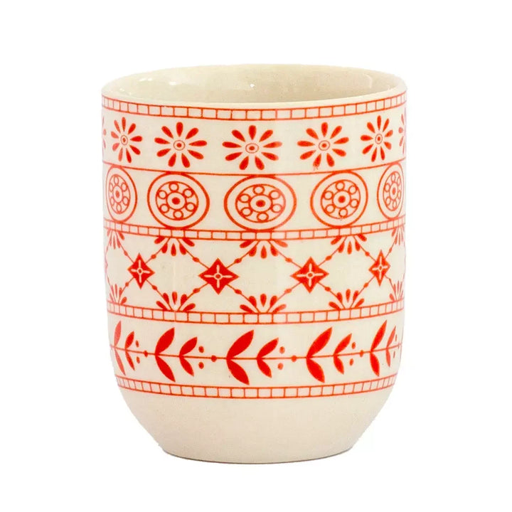 Teacup - Red Patterned - Kitchen