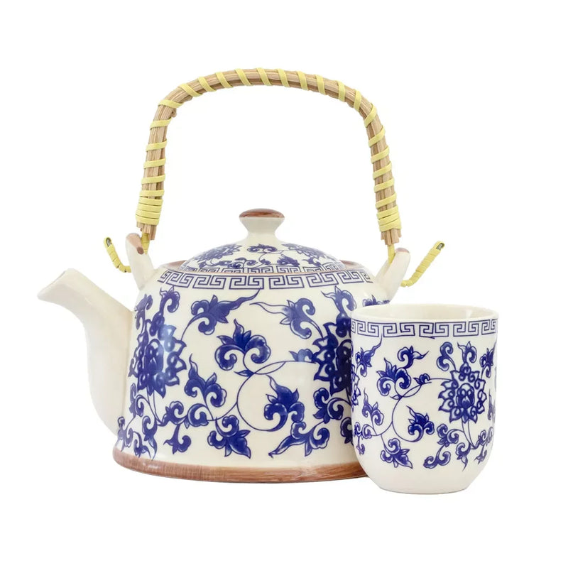 Teapot - Blue Vines - Kitchen