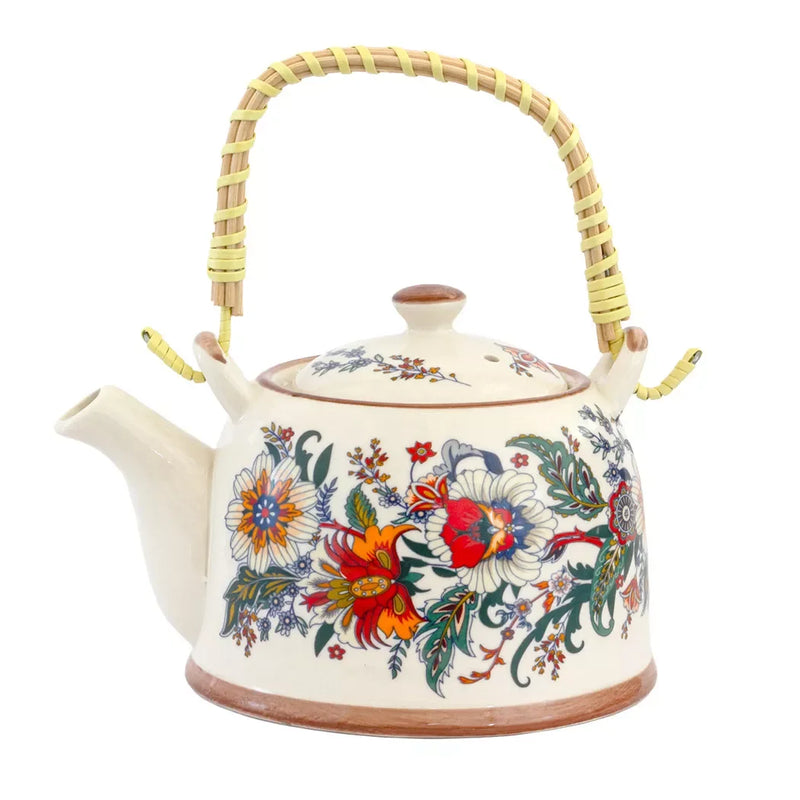 Teapot - Colourful Floral - Kitchen