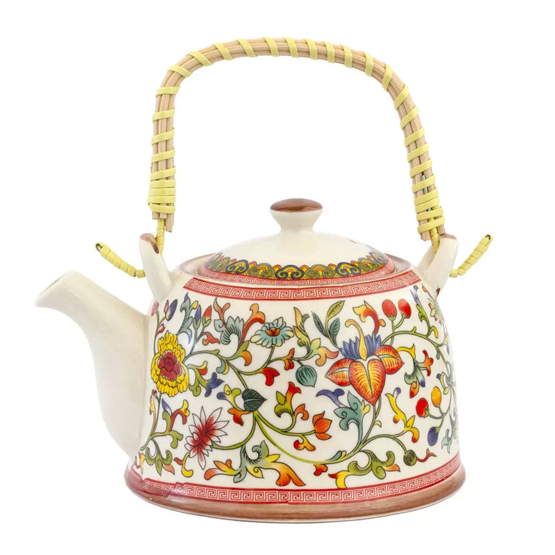 Teapot - Vibrant Flowers - Kitchen