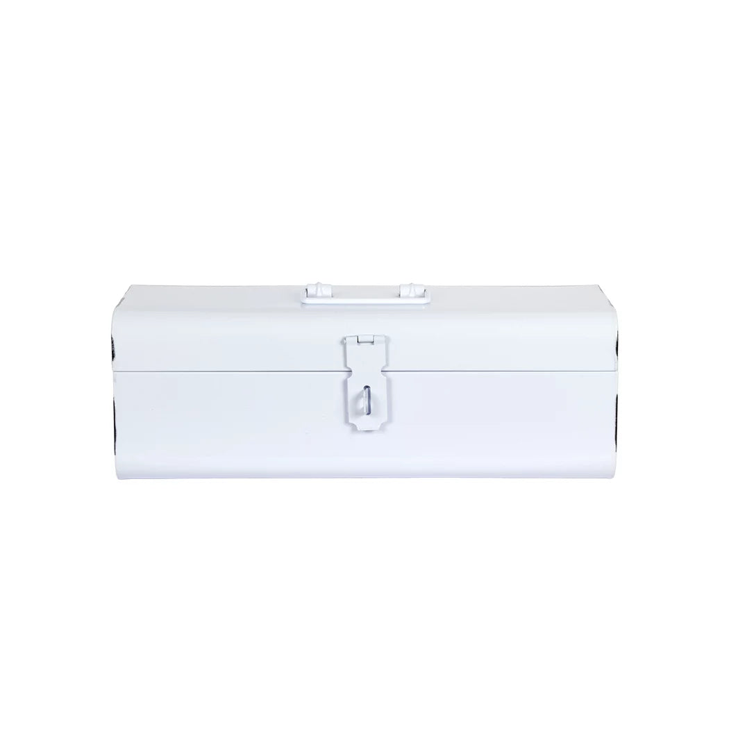 Bread/Tool Box - Enamel Cool White