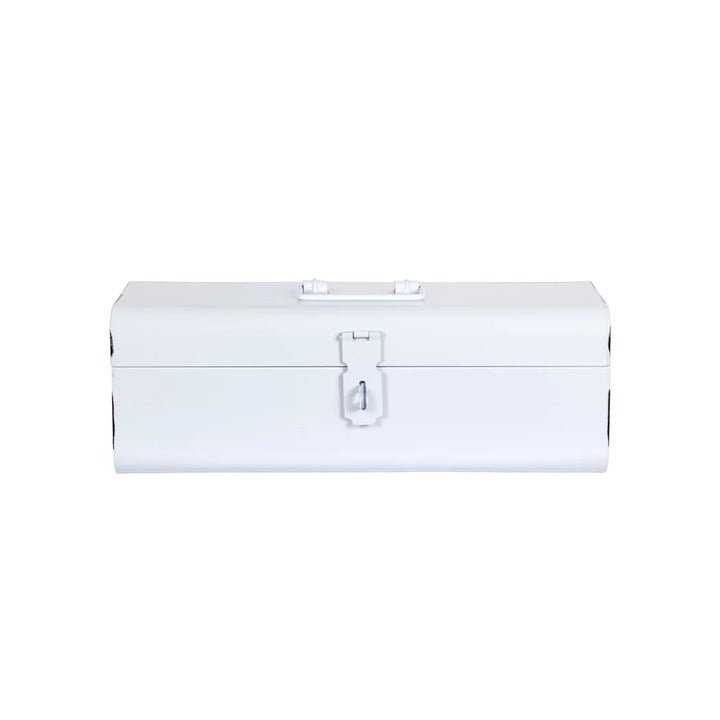 Bread/Tool Box - Enamel Cool White