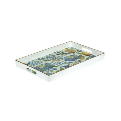 Tray - Lemon Blues 40x26 - Resin