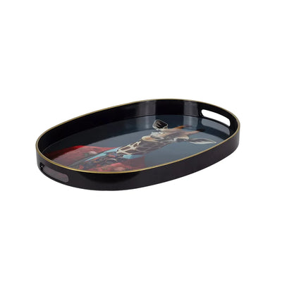 Tray - Oval Giraffe - Resin