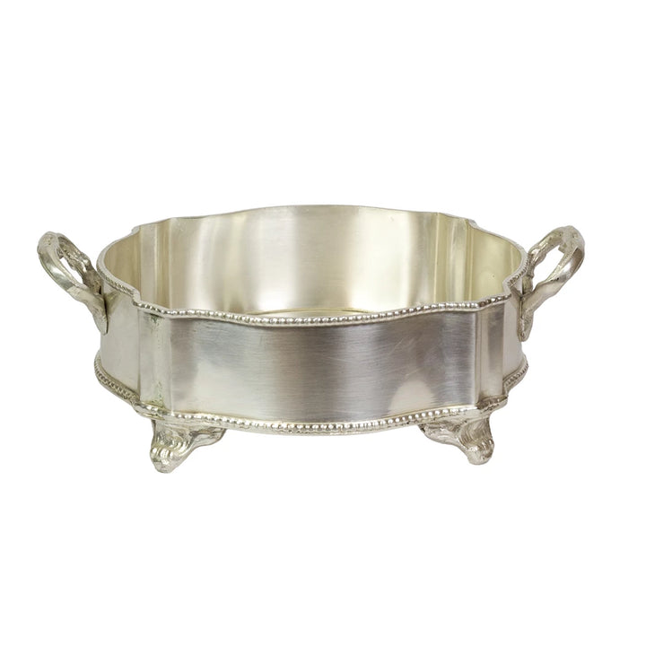 Tray - Silver Beaded Handled