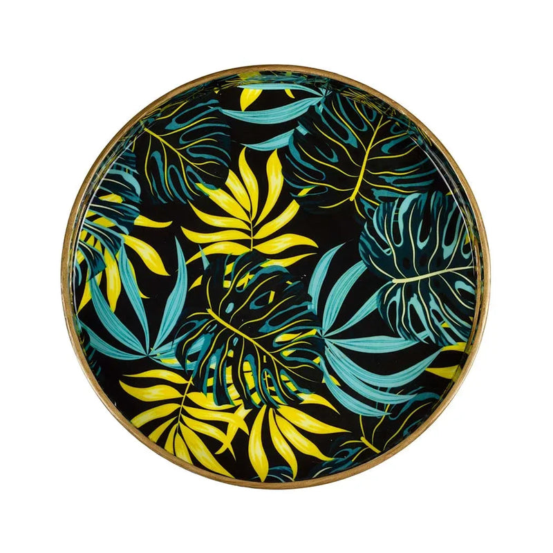 Tray Round - Vibrant Wood Large - Wood