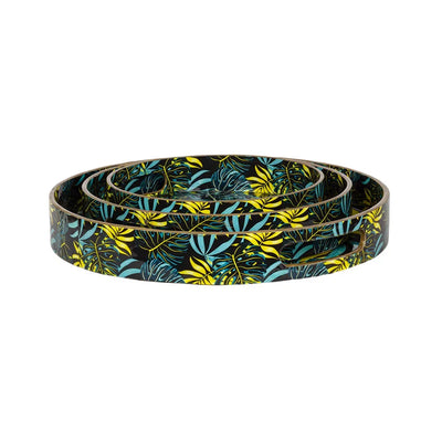 Tray Round - Vibrant Wood Medium - Wood